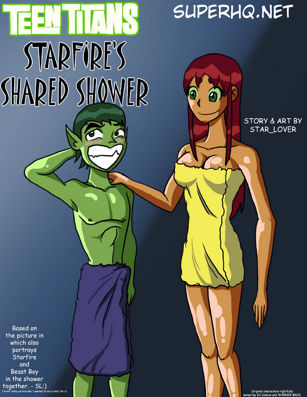 Starfire's Shared Shower