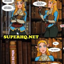 zelda-in-a-library